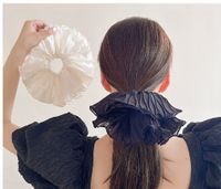 Moderner Stil Einfarbig Tuch Haargummi main image 5