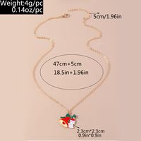 Cute Christmas Tree Santa Claus Zinc Alloy Christmas Women's Pendant Necklace main image 10