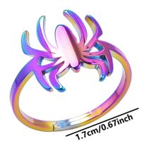 Gothic Cool Style Spider Stainless Steel Unisex Open Rings main image 2