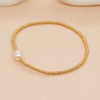 Simple Style Round Freshwater Pearl Seed Bead Wholesale Bracelets main image 4