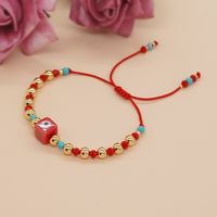 Bohemian Devil's Eye Artificial Crystal Beaded Women's Bracelets main image 3