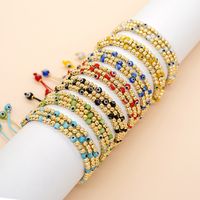 Ethnic Style Devil's Eye Alloy Beaded Couple Bracelets main image 5