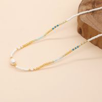 Simple Style Round Pearl Seed Bead Beaded Chain Women's Necklace main image 4