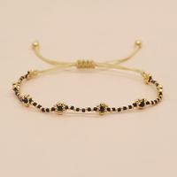 Simple Style Flower Seed Bead Wholesale Drawstring Bracelets sku image 2