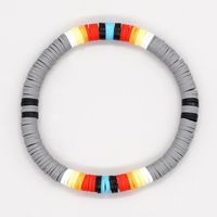Lady Multicolor Soft Clay Unisex Bracelets sku image 2
