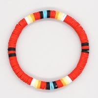 Lady Multicolor Soft Clay Unisex Bracelets sku image 4