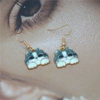 Cute Cat Alloy Women's Drop Earrings 1 Pair sku image 17