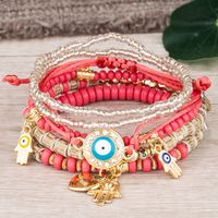 Casual Palm Eye Alloy Seed Bead Women's Bracelets main image 4