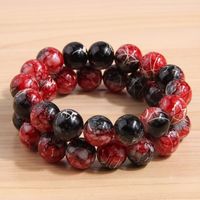 Casual Simple Style Round Resin Beaded Women's Bracelets main image 1