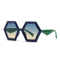 Streetwear Solid Color Pc Polygon Full Frame Glasses sku image 4