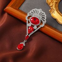 Retro Geometric Alloy Inlay Rhinestones Women's Brooches sku image 1