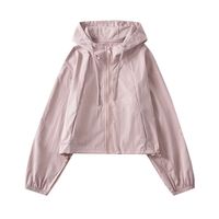 Women's Casual Solid Color Pocket Zipper Coat Jacket sku image 4