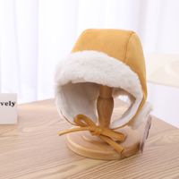 Children Unisex Cute Solid Color Beanie Hat main image 3