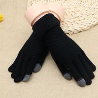 Women's Basic Simple Style Solid Color Gloves 1 Pair sku image 10