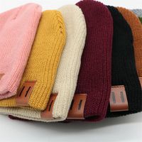 Unisex Elegant Basic Solid Color Eaveless Wool Cap main image 2
