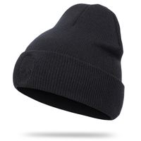 Unisex Casual Skull Embroidery Eaveless Wool Cap sku image 3