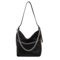 Women's All Seasons Pu Leather Solid Color Classic Style Bucket Zipper Shoulder Bag sku image 5
