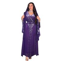 Xqy500197 Cross-border  Middle East Clothing Dubai Arab Dinner Dress Rhinestone Robe Dress sku image 2