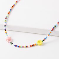 Casual Sweet Flower Stainless Steel Resin Ceramics Beaded Plating Women's Bracelets Necklace 1 Piece main image 2