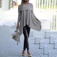 Women's T-shirt Long Sleeve T-shirts Casual Solid Color main image 4