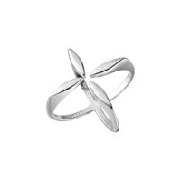 Simple Style Geometric Sterling Silver Open Rings main image 4