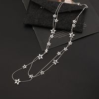 Simple Style Star Alloy Plating Women's Necklace sku image 1
