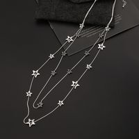 Simple Style Star Alloy Plating Women's Necklace sku image 3