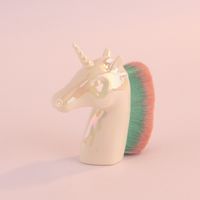 Cute Unicorn Plastic Metal Nail Brush 1 Piece sku image 1
