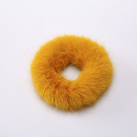 Simple Style Solid Color Mink Hair Hair Tie sku image 5