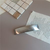 Basic Geometric Metal Handmade Hair Clip sku image 1