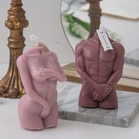 Exaggerated Simple Style Artistic Solid Color Paraffin Candle main image 1