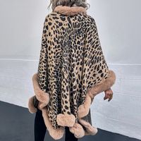 Women's Streetwear Leopard Placket Woolen Coat main image 4