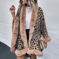Women's Streetwear Leopard Placket Woolen Coat main image 6