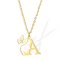 Simple Style Human Face Rabbit Stainless Steel 18k Gold Plated Pendant Necklace sku image 1