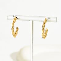 1 Pair IG Style Basic Commute Geometric Star Plating 201 Stainless Steel 18K Gold Plated Earrings main image 2