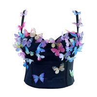Women's Bandeau Tank Tops Vacation Sexy Butterfly main image 1