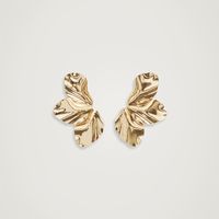 1 Pair Classical Lady Flower Copper Plating Gold Plated Ear Studs main image 5