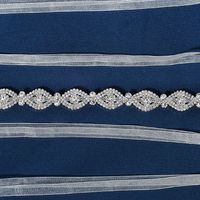Elegant Sweet Solid Color Cloth Rhinestone Women's Chain Belts main image 4