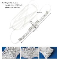 Elegante Dulce Geométrico Diamante De Imitación Mujeres Cinturones De Cadena sku image 4