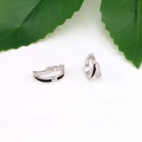 1 Pair Basic Lady Geometric Plating Sterling Silver Earrings main image 4