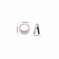 1 Pair Basic Lady Geometric Plating Sterling Silver Earrings sku image 1