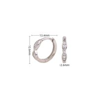 1 Paar Ig-stil Moderner Stil Geometrisch Sterling Silber Ohrringe sku image 1