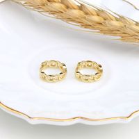 1 Pair Basic Modern Style Geometric Plating Sterling Silver Earrings main image 1