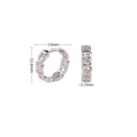 1 Pair Basic Modern Style Geometric Plating Sterling Silver Earrings sku image 1