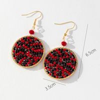 Wholesale Jewelry Simple Style Geometric Resin Mixed Materials Drop Earrings main image 2
