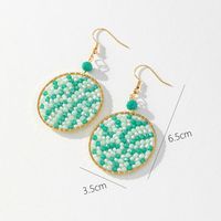 Wholesale Jewelry Simple Style Geometric Resin Mixed Materials Drop Earrings sku image 6