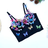 Women's Bandeau Tank Tops Vacation Sexy Butterfly main image 5