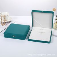 Retro Solid Color Cloth Jewelry Boxes sku image 1