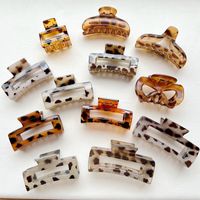 Fashion Geometric Leopard Plastic Hollow Out Hair Claws sku image 7