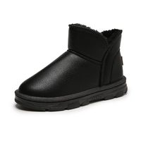 Women's Casual Solid Color Round Toe Cotton Shoes Booties Snow Boots sku image 16